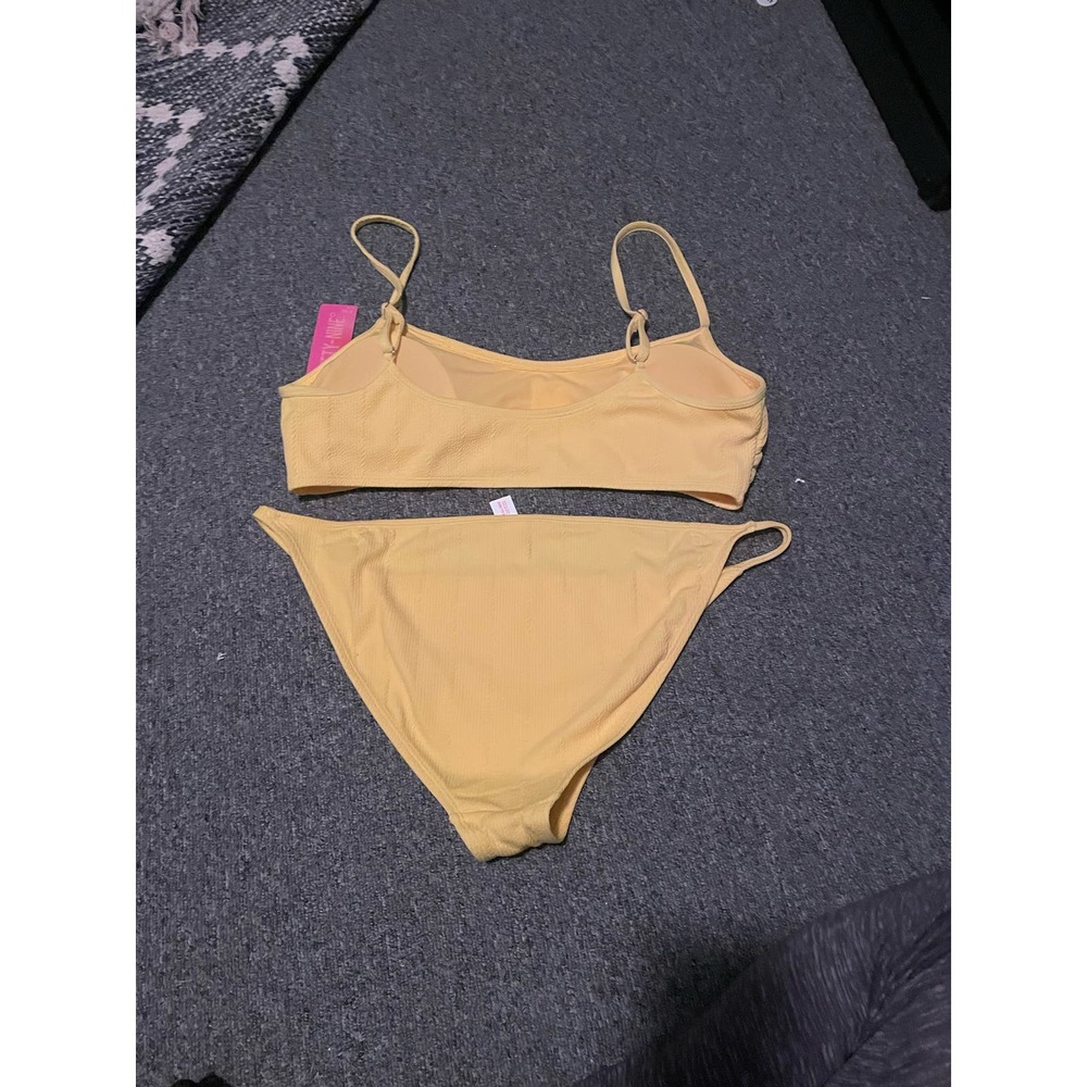 Yellow Bralette 2 Piece Bikini…
